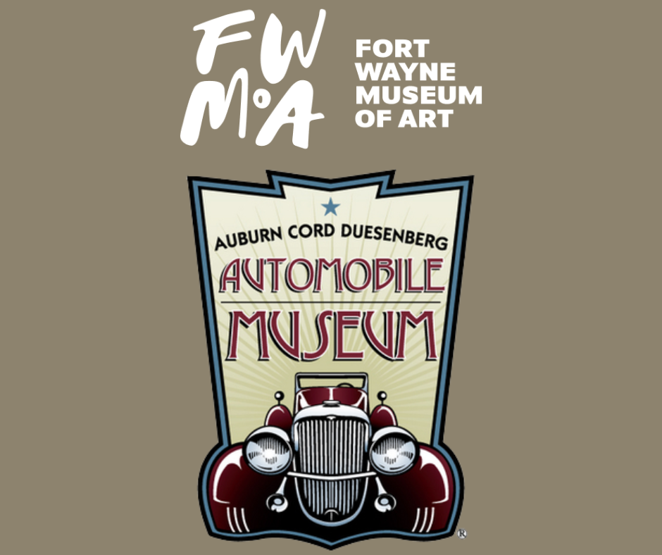 Fort Wayne Museum of Art and Auburn Cord Duesenberg Logos